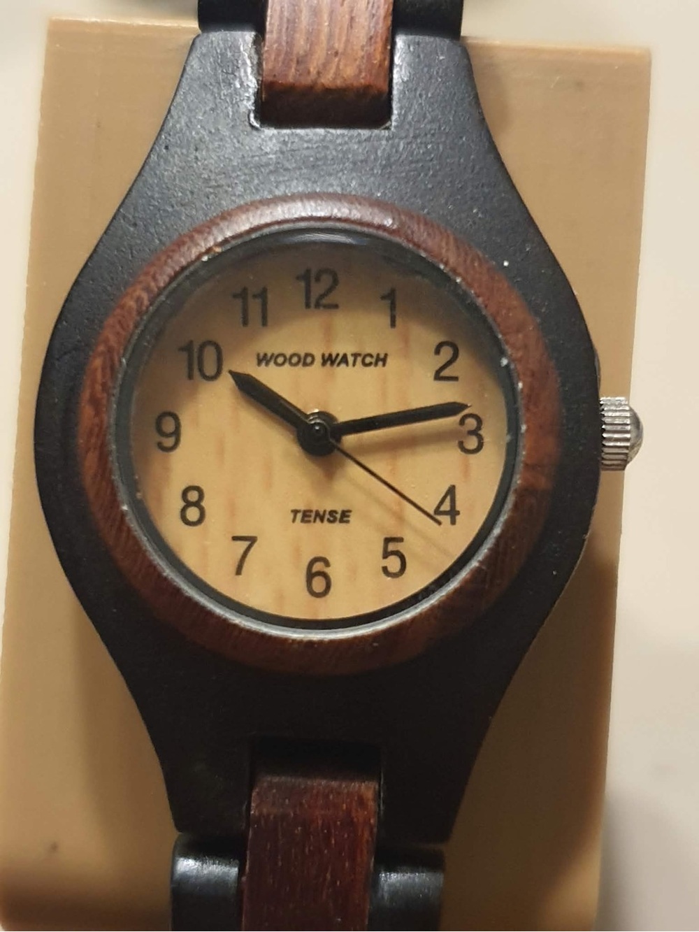 Tense Maple/Dark Wooden Women's Watch